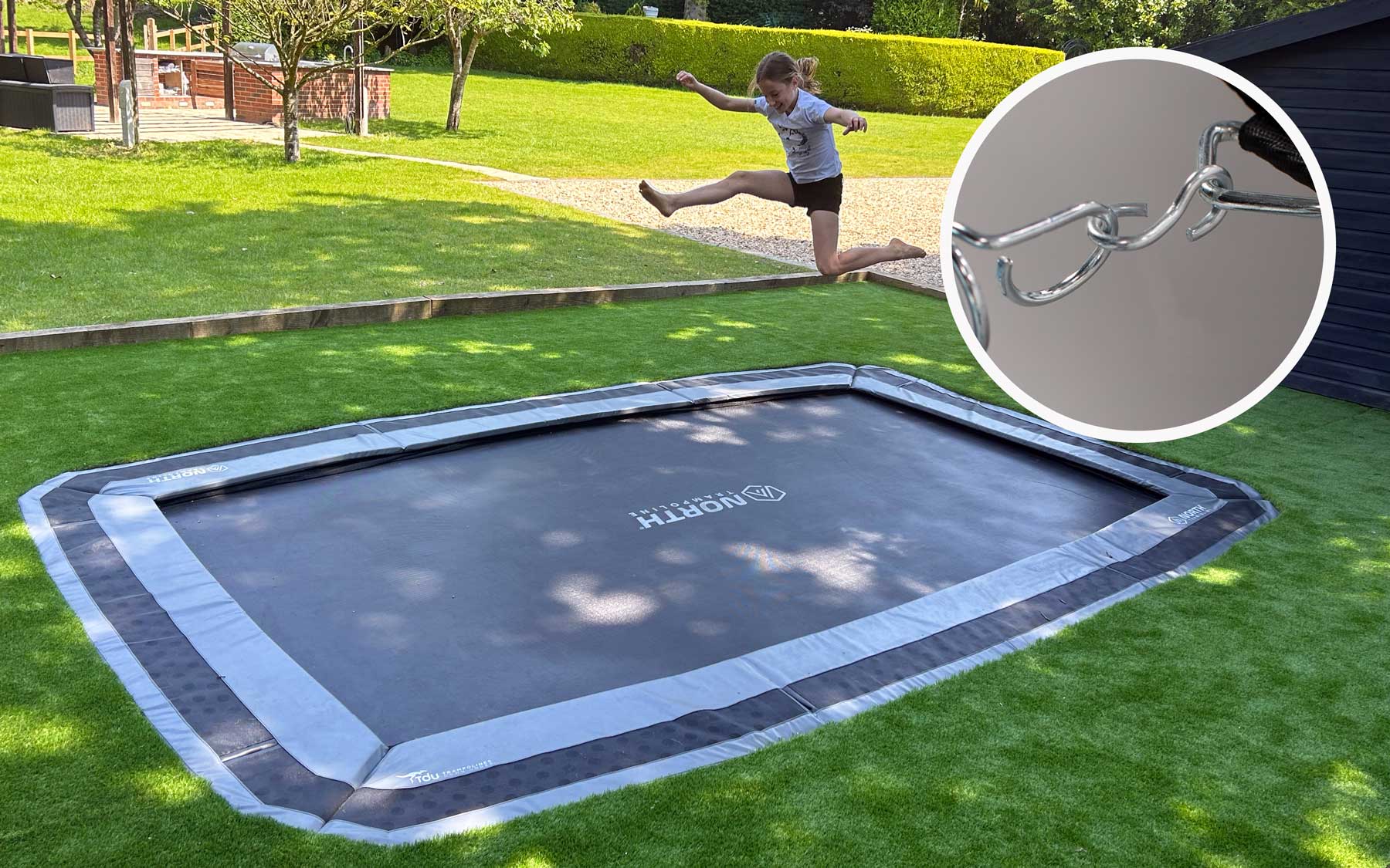 North Inground Trampoline