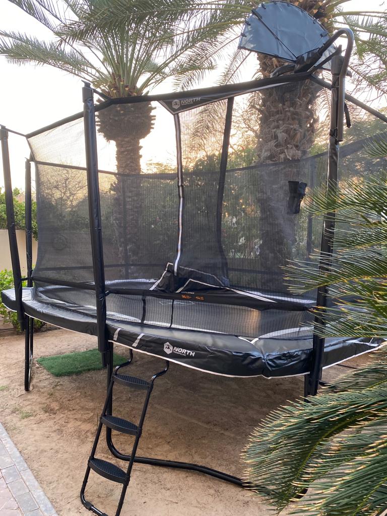 Rectangle trampoline